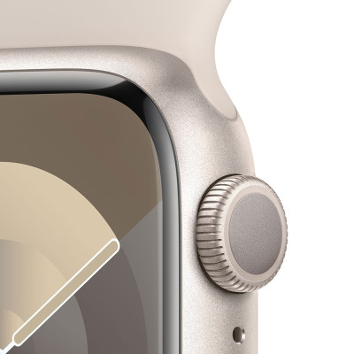 Apple Watch Series 9 41mm Starlight, Star SB, M/L
