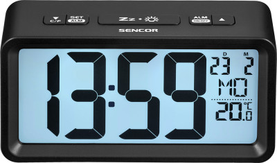 SENCOR SDC 2800 B Hodiny s budíkem