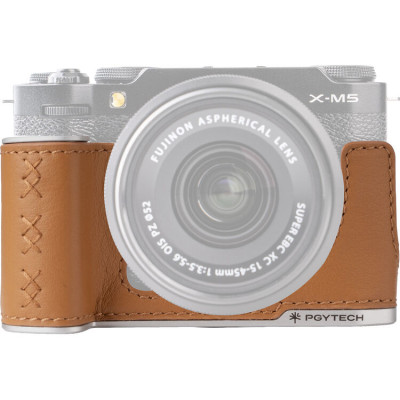 PGYTECH Leather Camera Case (For FUJI X-M5 Brown)