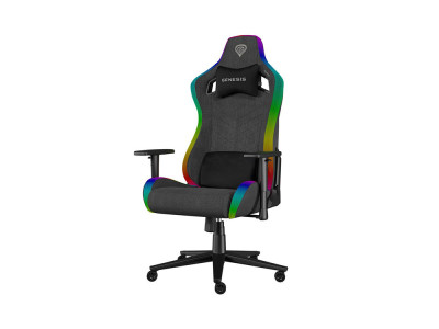 Herní křeslo Genesis TRIT 660, RGB, Šedé