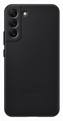 Samsung Leather Cover S22+, Black