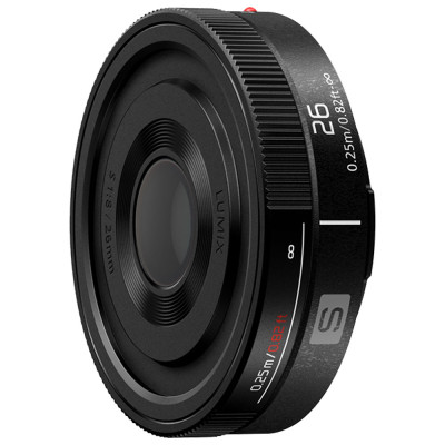 Panasonic Lumix 26 mm F8.0 pancake (MF) black