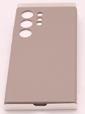 Samsung Vegan Leather Case Galaxy S24 Ultra, Taupe