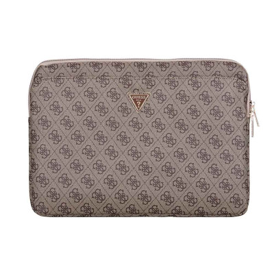 Guess PU 4G Triangle Logo obal Notebook 14", Brown