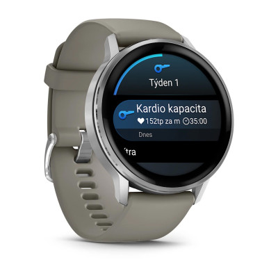 Garmin Venu 4 - 45 mm, Silver / Silver Gray SB