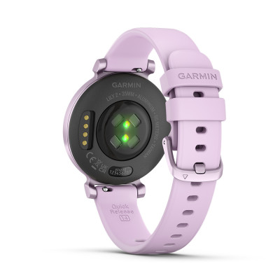 Garmin Lily 2, Metallic Lilac/Lilac Silicone Band