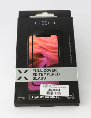 FIXED 3D Full-Cover sklo Apple iPhone XR/11, Black