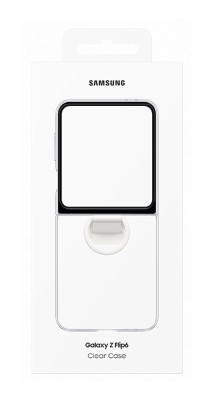 Samsung Clear Case Z Flip6/Flip7 FE, Transparent