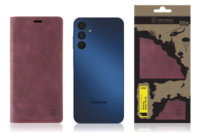 Tactical Xproof flip Samsung Galaxy A15 4G,Burgund
