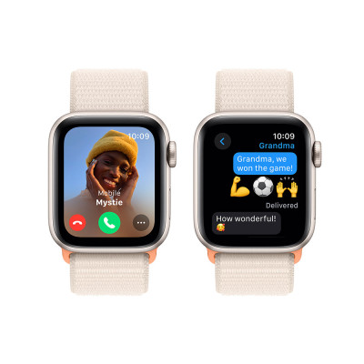 Apple Watch SE 44mm Starlight, Starlight Sport L.