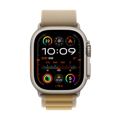 Apple Watch Ultra 2 49mm Natural Titan, Tan Alpi,M