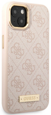 Guess PU 4G MagSafe Case iPhone 14, Pink