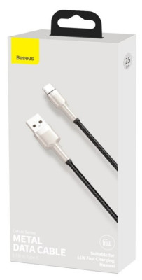 Baseus CAKF000001 datový kabel USB-USB-C 66W 0,25m