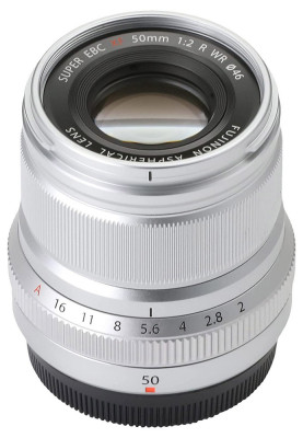 Objektiv Fujinon XF-50 mm F2 silver