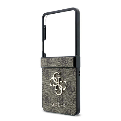 Guess 4G Metal Logo Samsung Galaxy Z Flip 8 Brown