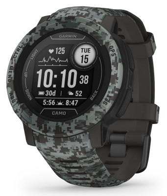 Garmin Instinct 2 – Camo Edition, Graphite Camo