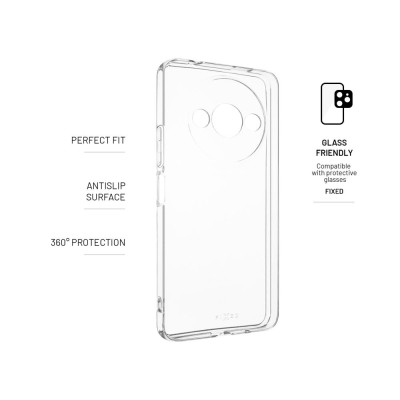 FIXED TPU gelové pouzdro Xiaomi Redmi A3, Clear