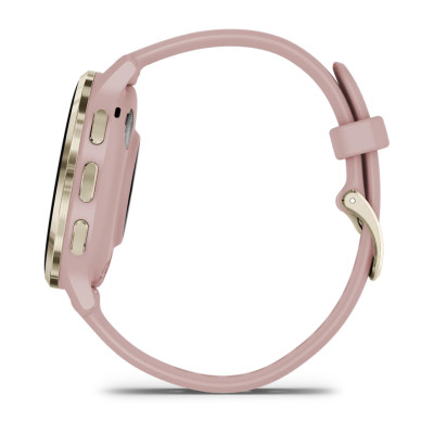 Garmin Venu 3S Cream Gold/Dust Rose, Silicone Band