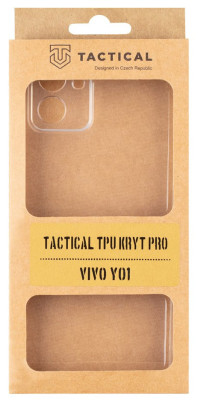Tactical TPU pouzdro Vivo Y01, Clear