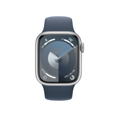 Apple Watch S9 Cell 41mm Silver Alu, Blue SB, M/L