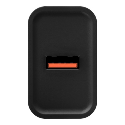 OBAL:ME cestovní nabíječka USB-A 18W, Black