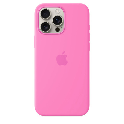 iPhone 16 Pro Max Silicone Case MagSafe Peony