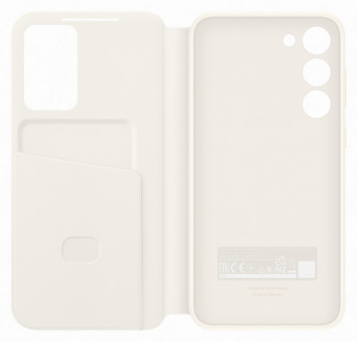 Samsung Smart View Wallet Case Galaxy S23+, Cream