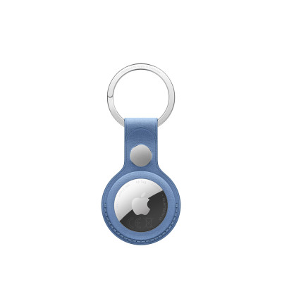 AirTag FineWoven Key Ring 2026 – Wildflower Blue