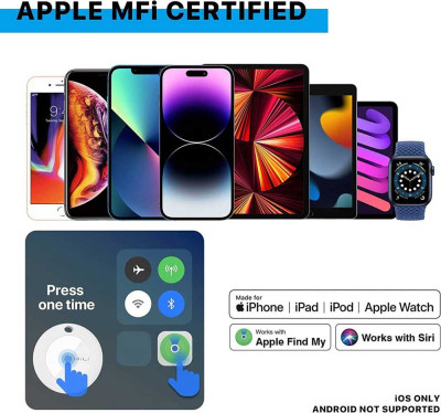 MiLi MiTag Apple černý + černý přívěšek 1 ks