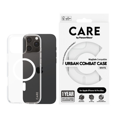 PanzerGlass Care iPh 16Pro Max Magsafe Urban White