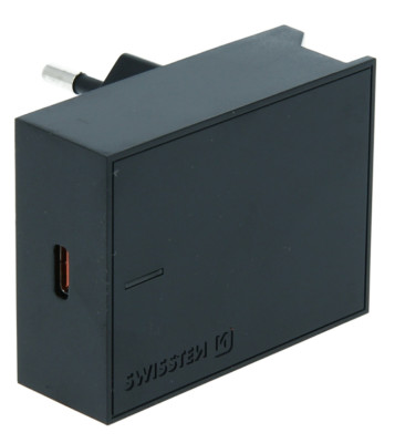 SWISSTEN síťový nabíječ PD 20W, černý