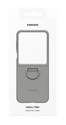 Samsung Silicone Case Z Flip6/Flip7 FE, Gray