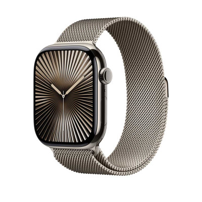 Apple 46mm Milanese Loop - S/M Natural
