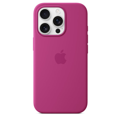 iPhone 16 Pro Silicone Case MagSafe Fuchsia