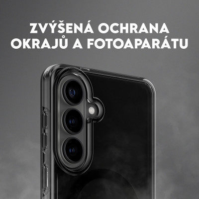 PanzerGlass CARE Galaxy S26+ Smokey kouř./černý Qi