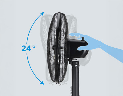 Stojanový ventilátor Midea MFS402R0DK (black)