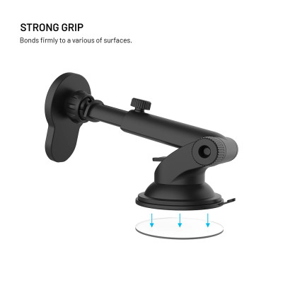 FIXED Disc pod držák na palubní desku, Clear