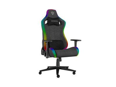 Herní křeslo Genesis TRIT 660, RGB, Šedé
