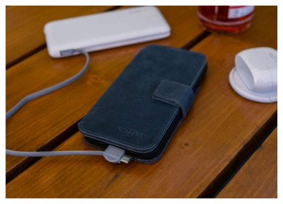 FIXED ProFit pouzdro kůže Galaxy S25 Ultra, Blue