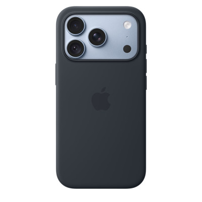 iPhone 18 Pro Silicone Case with MagSafe Navy Blue