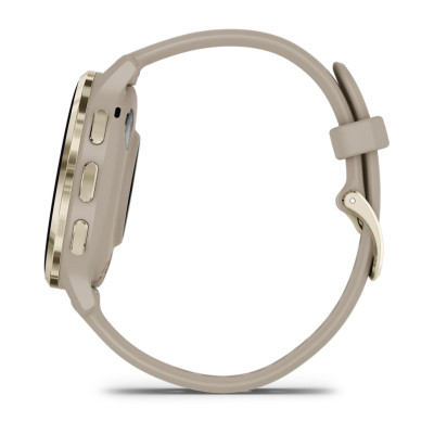 Garmin Venu 3S Cream Gold/French Gray, Silicone B.
