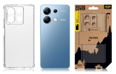 Tactical TPU Plyo kryt Redmi Note 13 5G, Clear