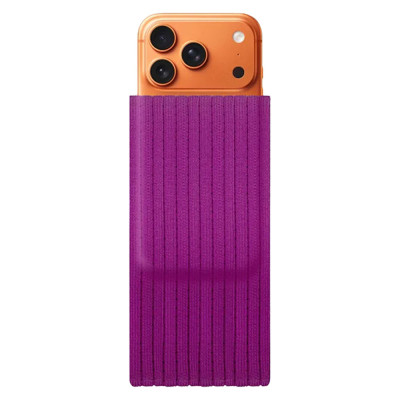 Aligator ponožka na telefon S 16 x 7cm, fialová