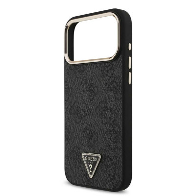 Guess Triangle Logo MagSafe iPhone 18 ProMax Black