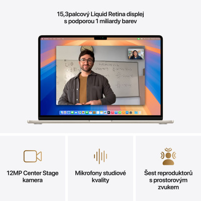MacBook Air 15" M4 10-CPU/10-GPU/16GB/512GB/CZ/STL
