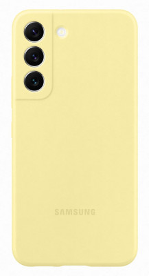 Samsung Silicone Cover S22, Yellow