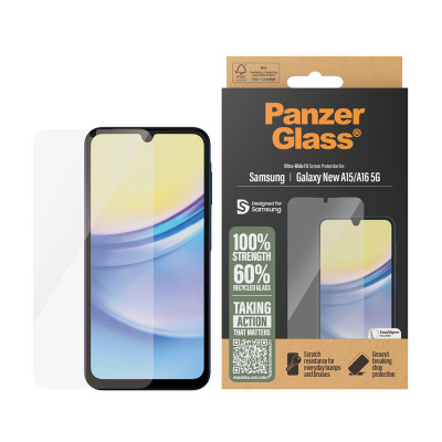PanzerGlass Samsung A16/A16 5G/A17/A17 5G + aplikátorem