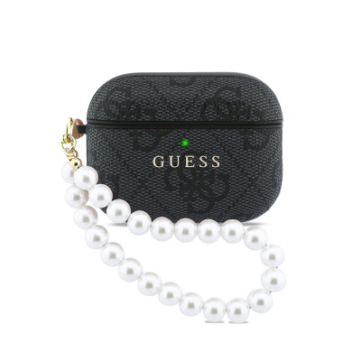 Guess 4G Classic Logo Pearl Strap AirPods Pro 3 Bl