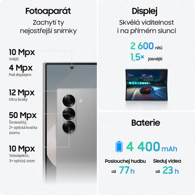 Samsung Galaxy Z Fold6 5G 512GB Silver