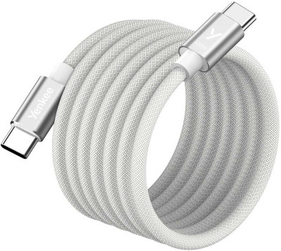 YENKEE YCU MAGNETIC 02 kabel USB-C/C WH 100W